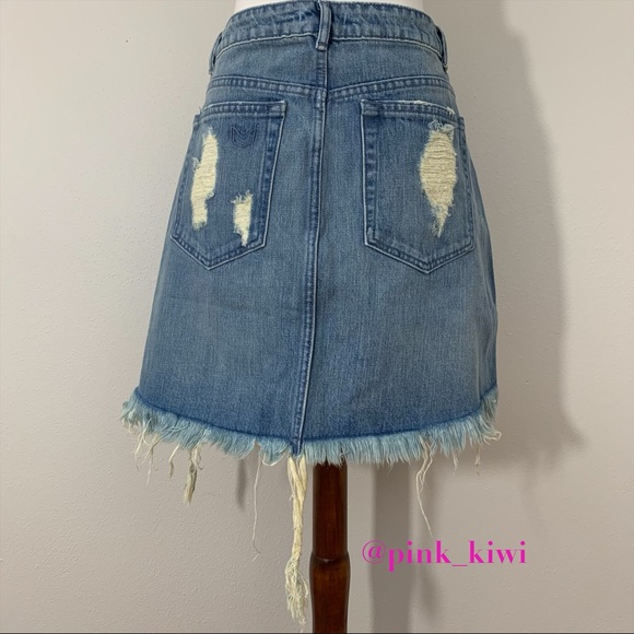 🆑 Show Me Your Mumu Atlanta A Line Denim Skirt - Picture 7 of 9